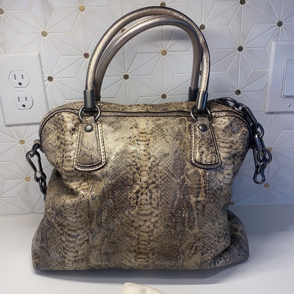 Authentic Python Coach Shoulder Bag With Matching… - image 3